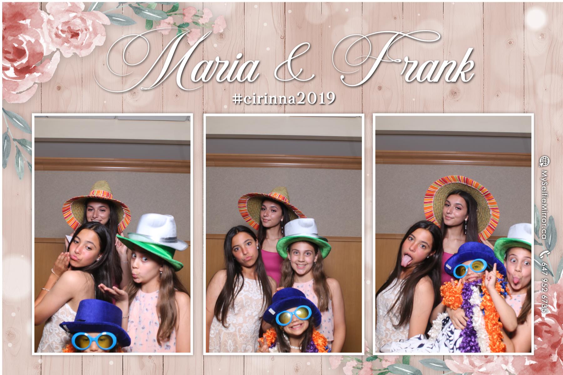 Wedding of Frank and Maria  | View more photos from the event at gallery.myselfiemirror.ca/u/romanmyselfiemirrorca/Wedding-of-Frank-and-Maria